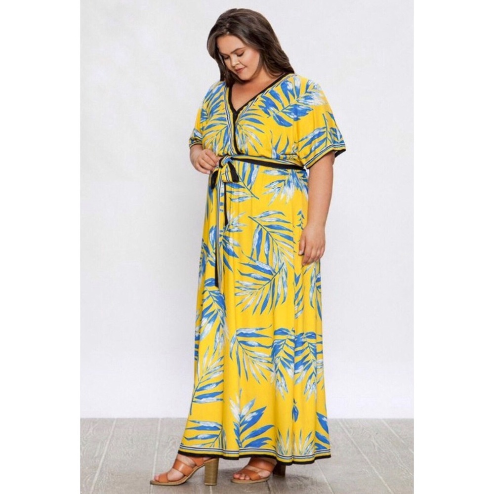 Flying Tomato Halter Faux Wrap Dress Plus Size - Picture 3 of 8